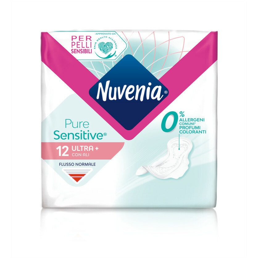 Nuvenia Pure Sensitive Ultra assorbenti con ali 12 pezzi-2