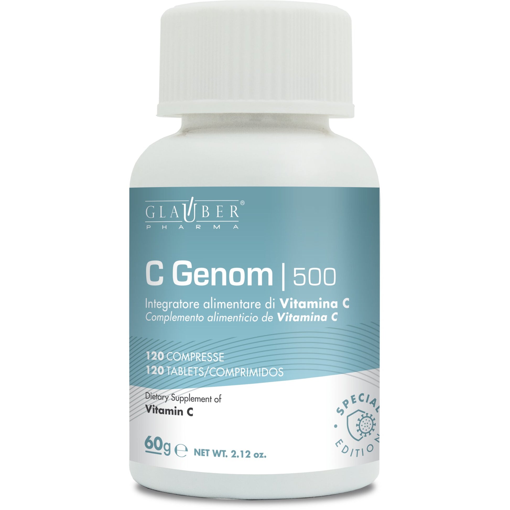 C-Genom 500 integratore di Vitamina C 120 compresse-2