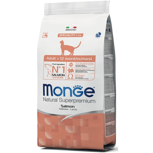 Monge Salmone Cibo Secco Gatti Adulti Sacco Sacco 10 Kg-2
