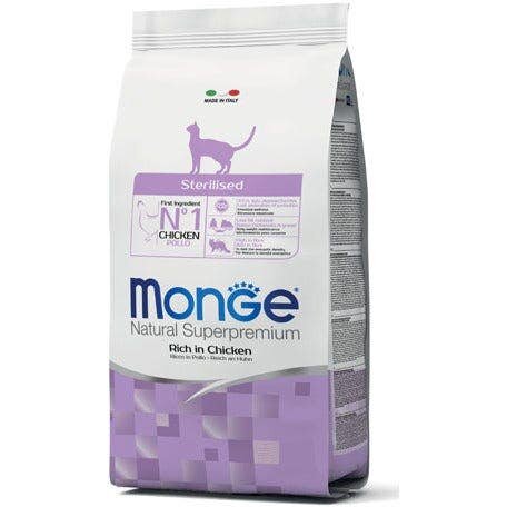 Monge Ricco Di Pollo Cibo Secco Gatti Adulti Sterilizzati Sacco 10 Kg-2