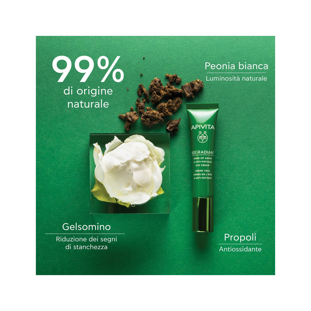 Apivita Bee Radiant Crema Occhi Anti-Fatica 15ml-3