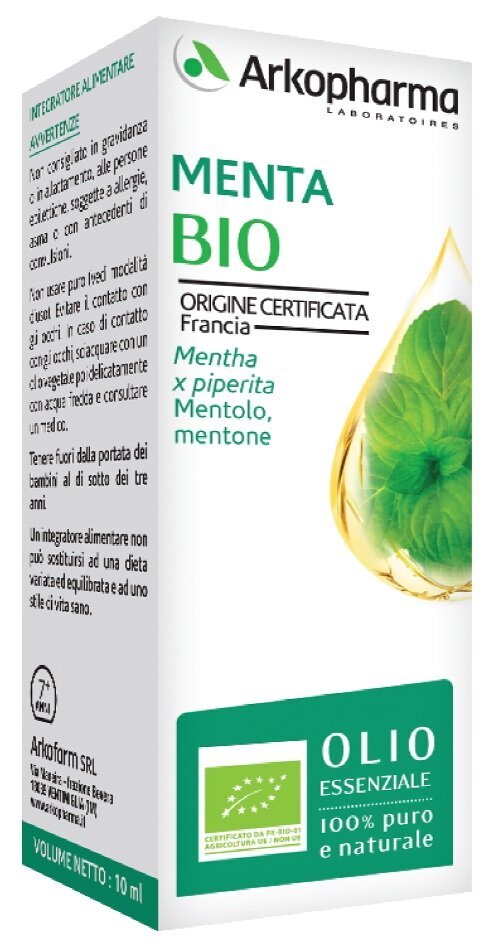 Arkopharma Arko Essentiel Olio Essenziale Menta Bio 10ml-2