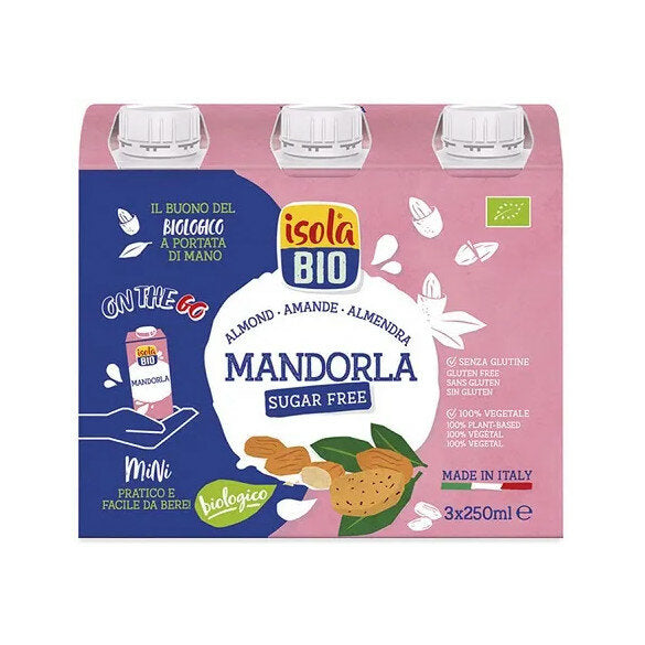 Isola Bio Bevanda Gusto Mandorla On The Go 3x250ml-2