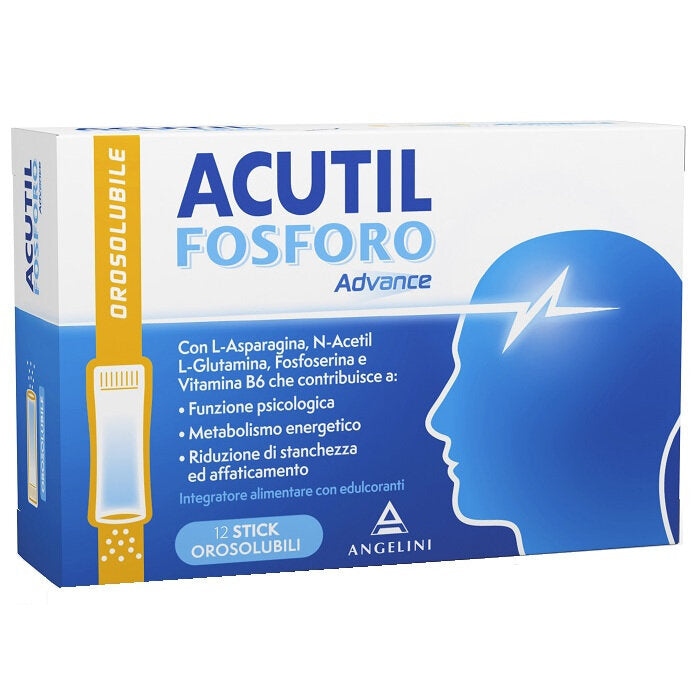 Acutil Fosforo Advance integratore da 12 stick orosolubili-2