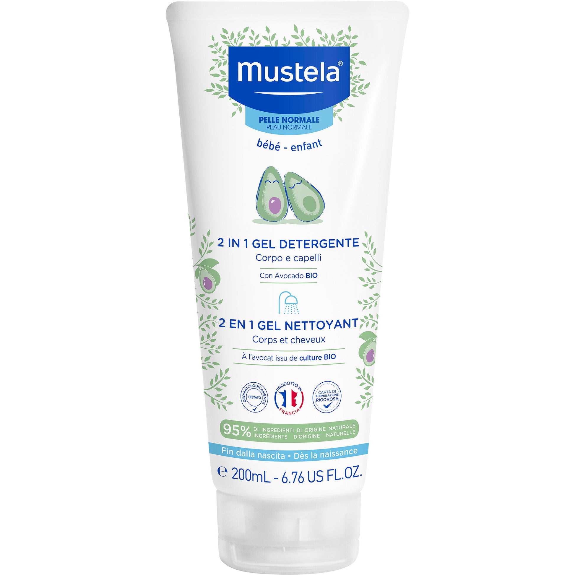 Mustela Gel Detergente 2 in 1 corpo e capelli 200ml-2