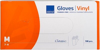 Abena Classic Guanto In Vinile Taglia M 100 Pezzi-1