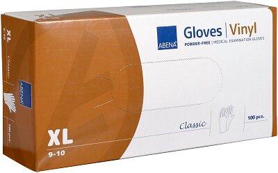 Abena Classic Guanto In Vinile Taglia XL 100 Pezzi-1