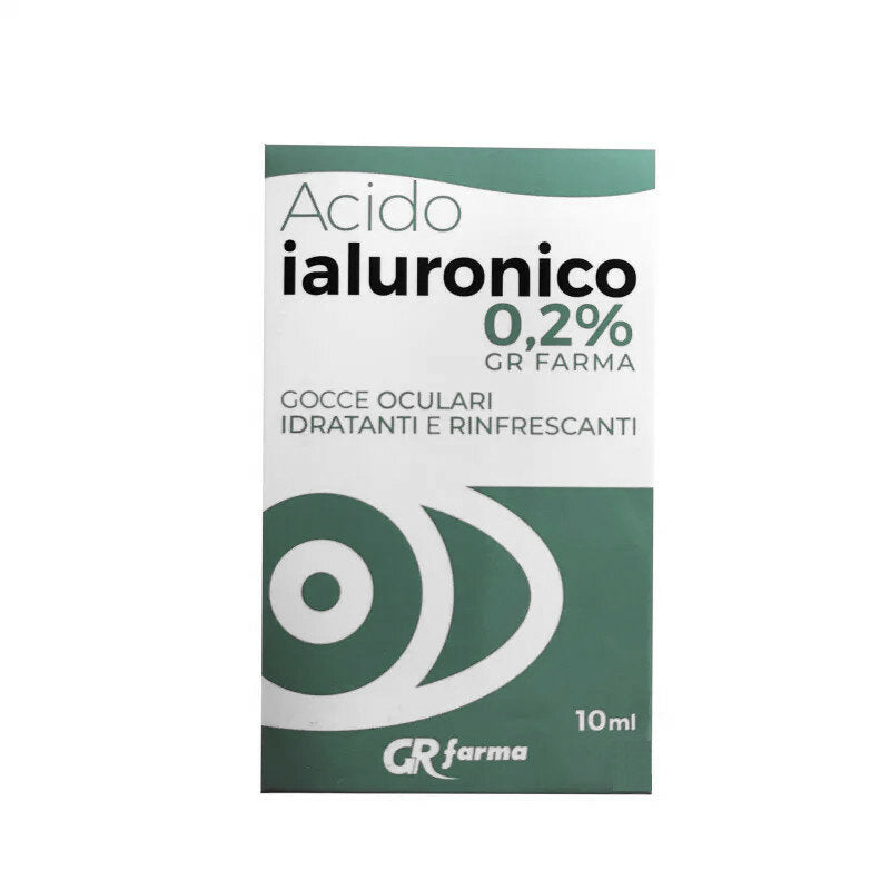 Acido Ialuronico 0.2% gocce oculari idratanti e rinfrescanti 10ml-2