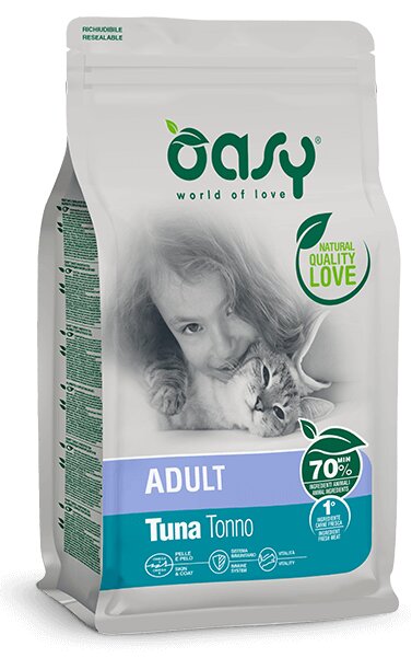 Oasy Lifestage Adult Tonno Cibo Secco Per Gatti 1,5kg-1