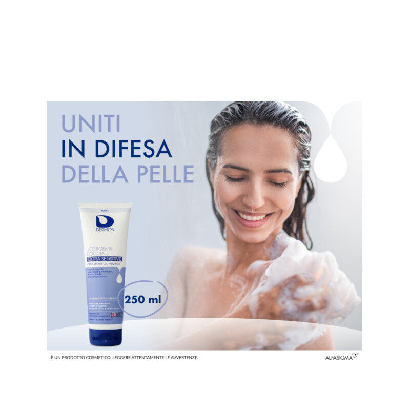 Dermon Detergente Doccia Extra Sensitive Crema lavante per uso frequente 250ml-4
