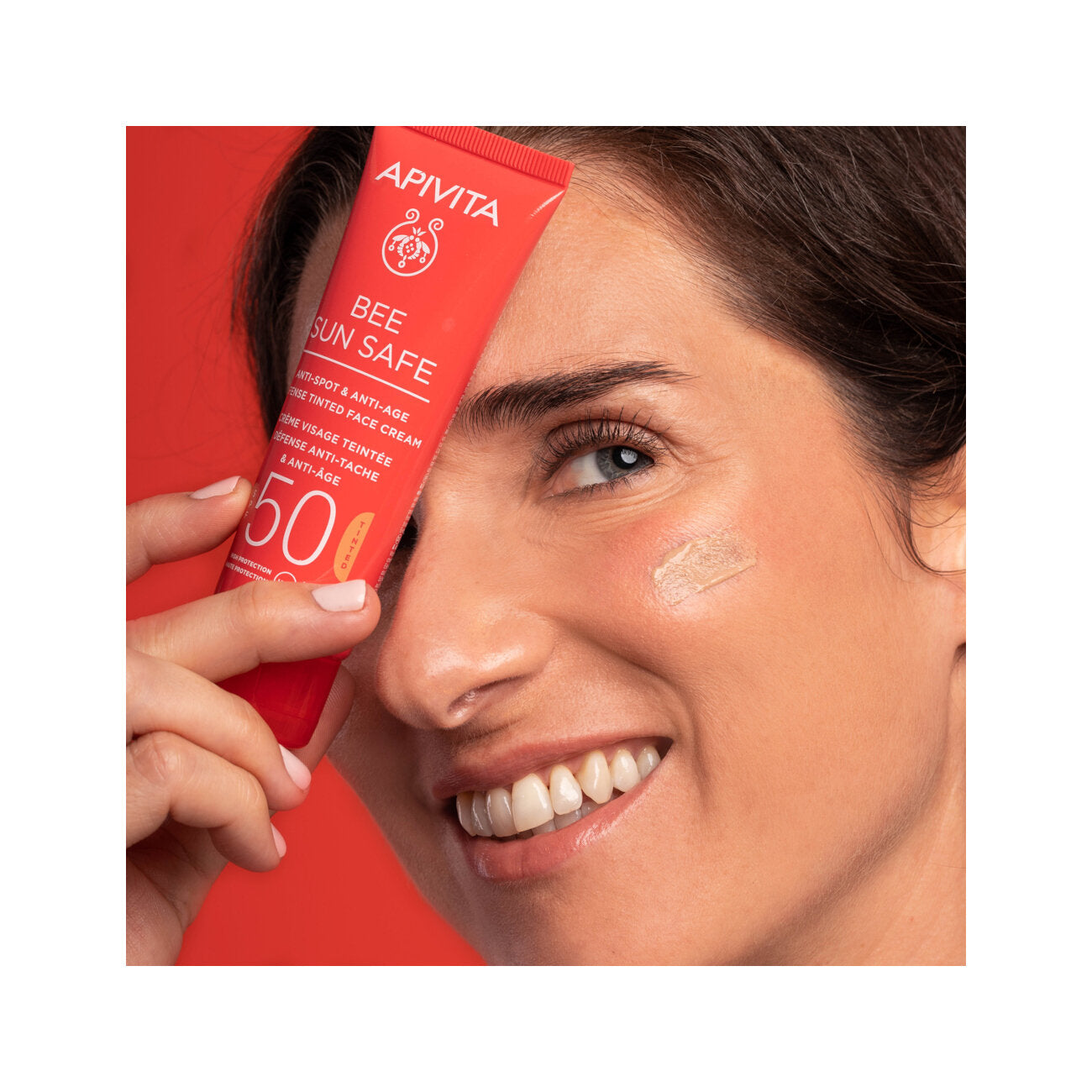 Apivita Bee Sun Safe crema viso colorata SPF50 anti-macchia & anti-age 50ml-4