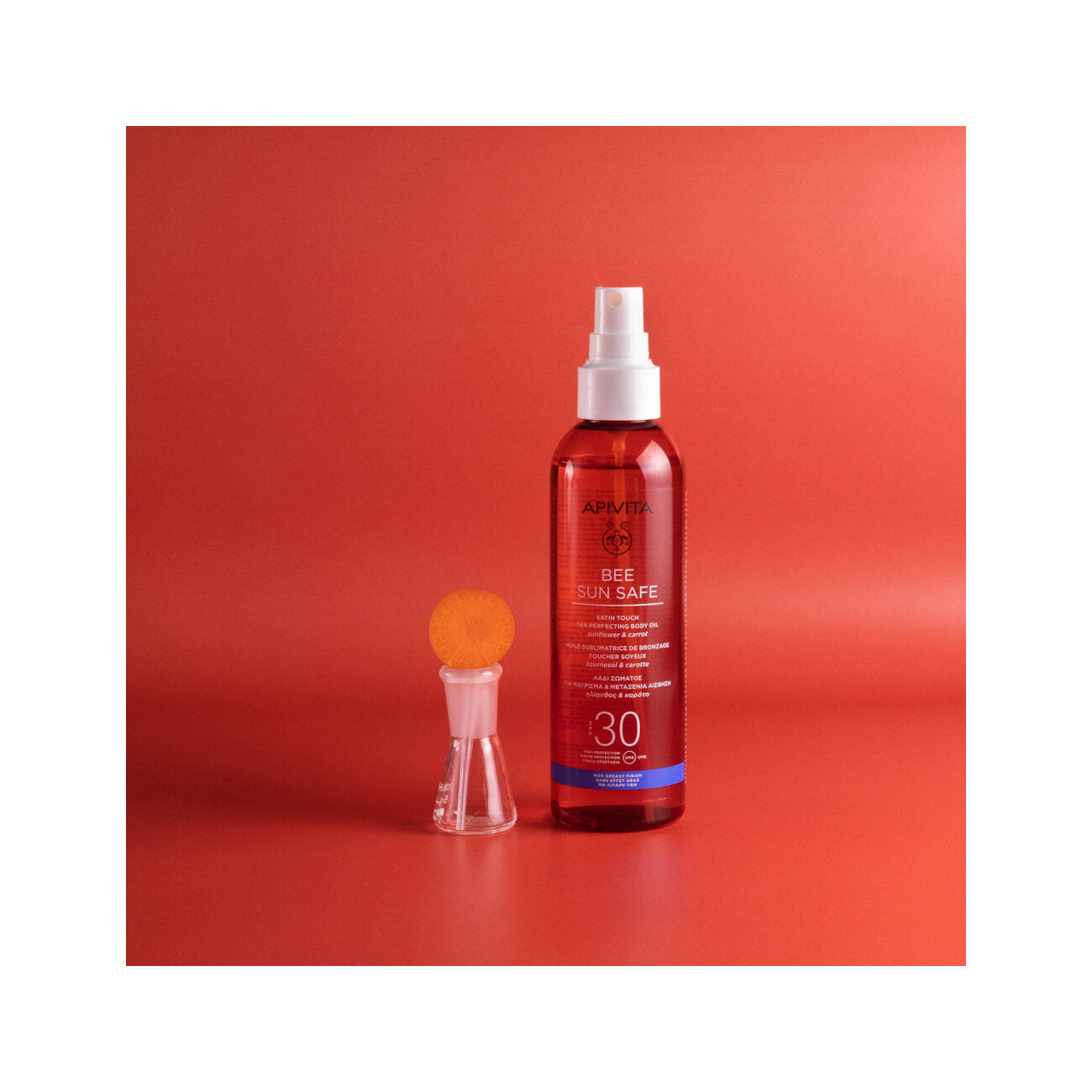 Apivita Bee Sun Safe Olio Corpo Abbronzante SPF30 200ml-5