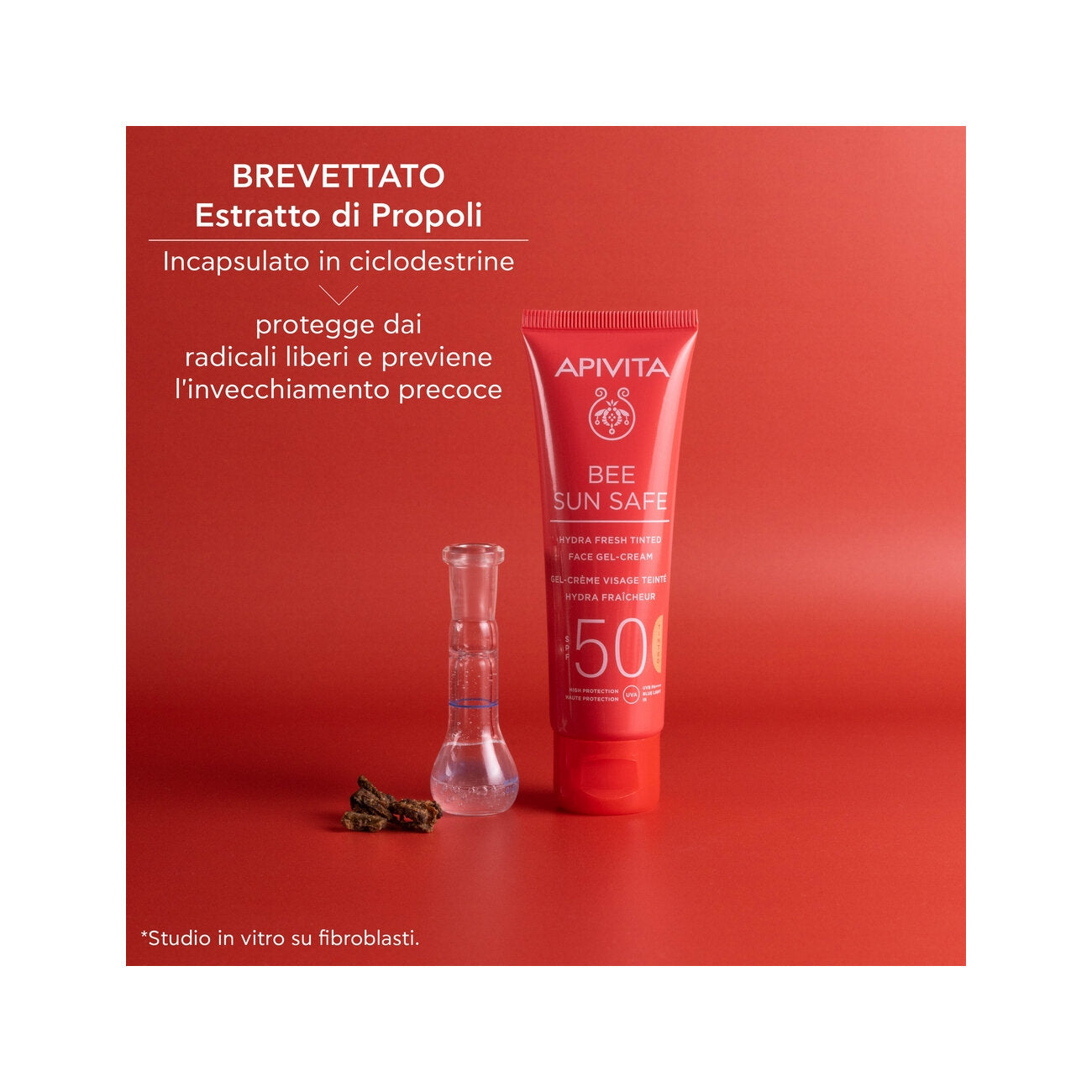 Apivita Bee Sun Safe Hydra Fresh Crema Gel Viso Colorata SPF50 50ml-6