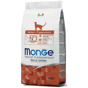 Monge Ricco Di Pollo Cibo Secco Gatti Adulti Età Oltre 7 Anni Sacco 1,5 Kg-2