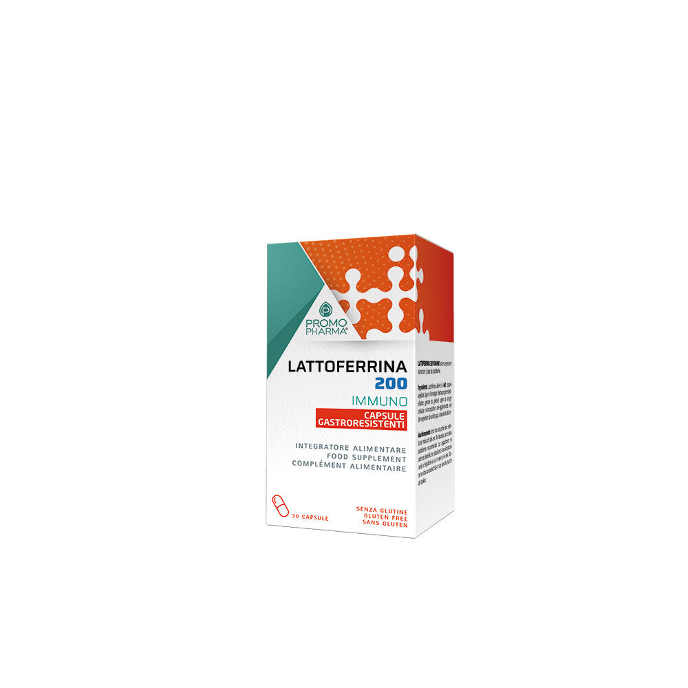 Lattoferrina 200mg Immuno per le difese immunitarie 30 capsule gastroresistenti-5