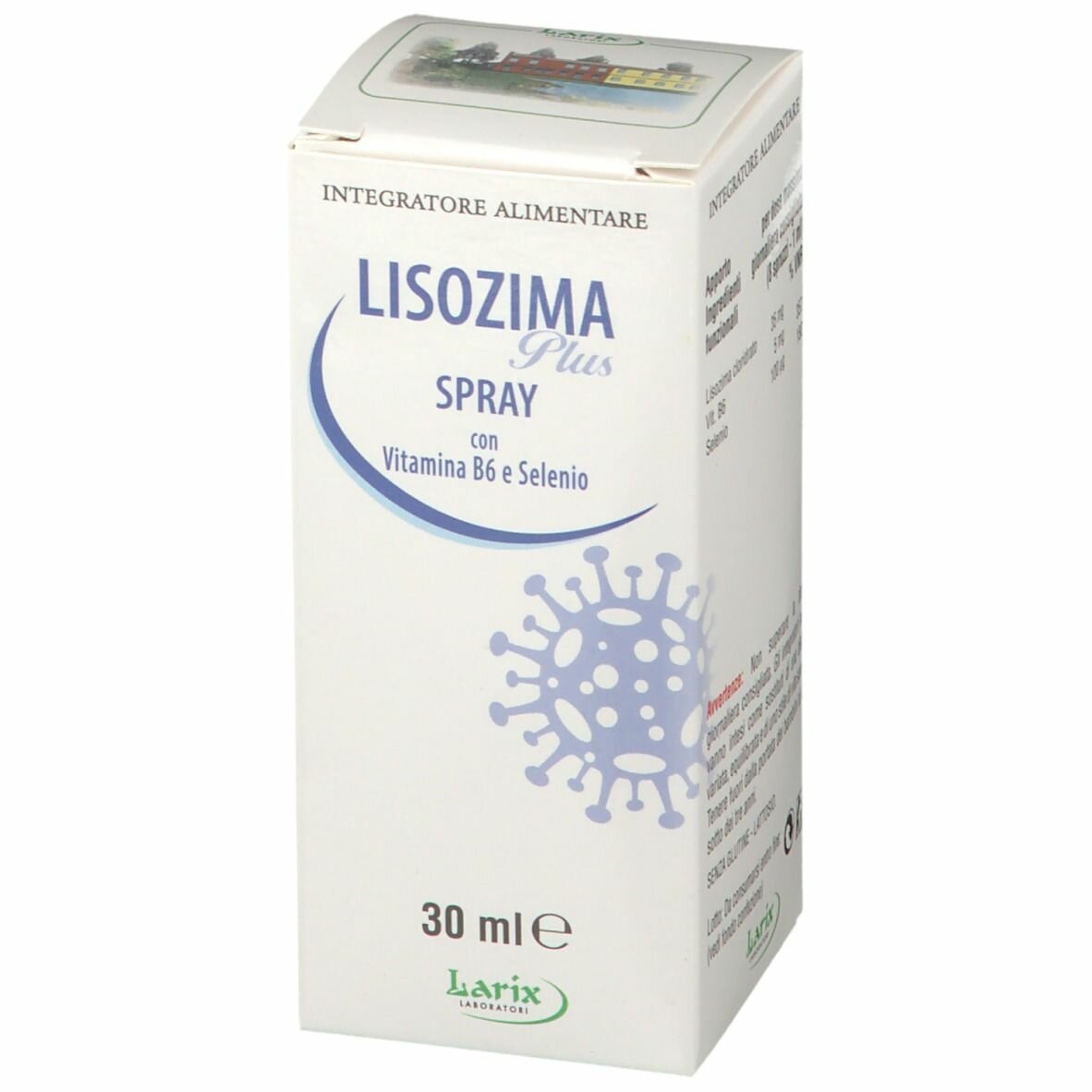 Lisozima Integratore con Vitamina B6 e Selenio per il sistema immunitario spray 30ml -2