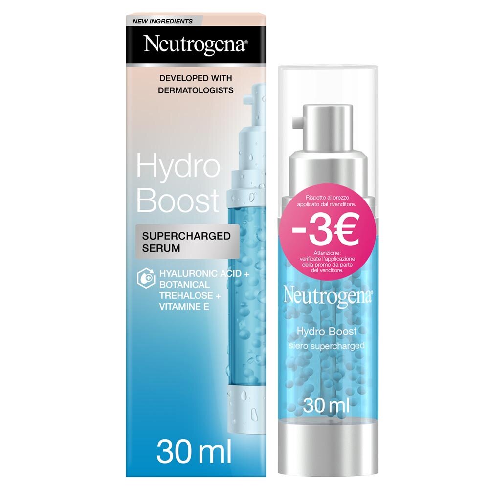 Neutrogena Hydro Boost Siero Viso Supercharged Promo 30ml-7