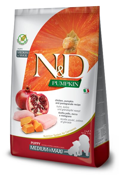Farmina N&D Pumpkin Pollo E Zucca Cani Cuccioli Taglia Media E Grande Sacco 12kg-2