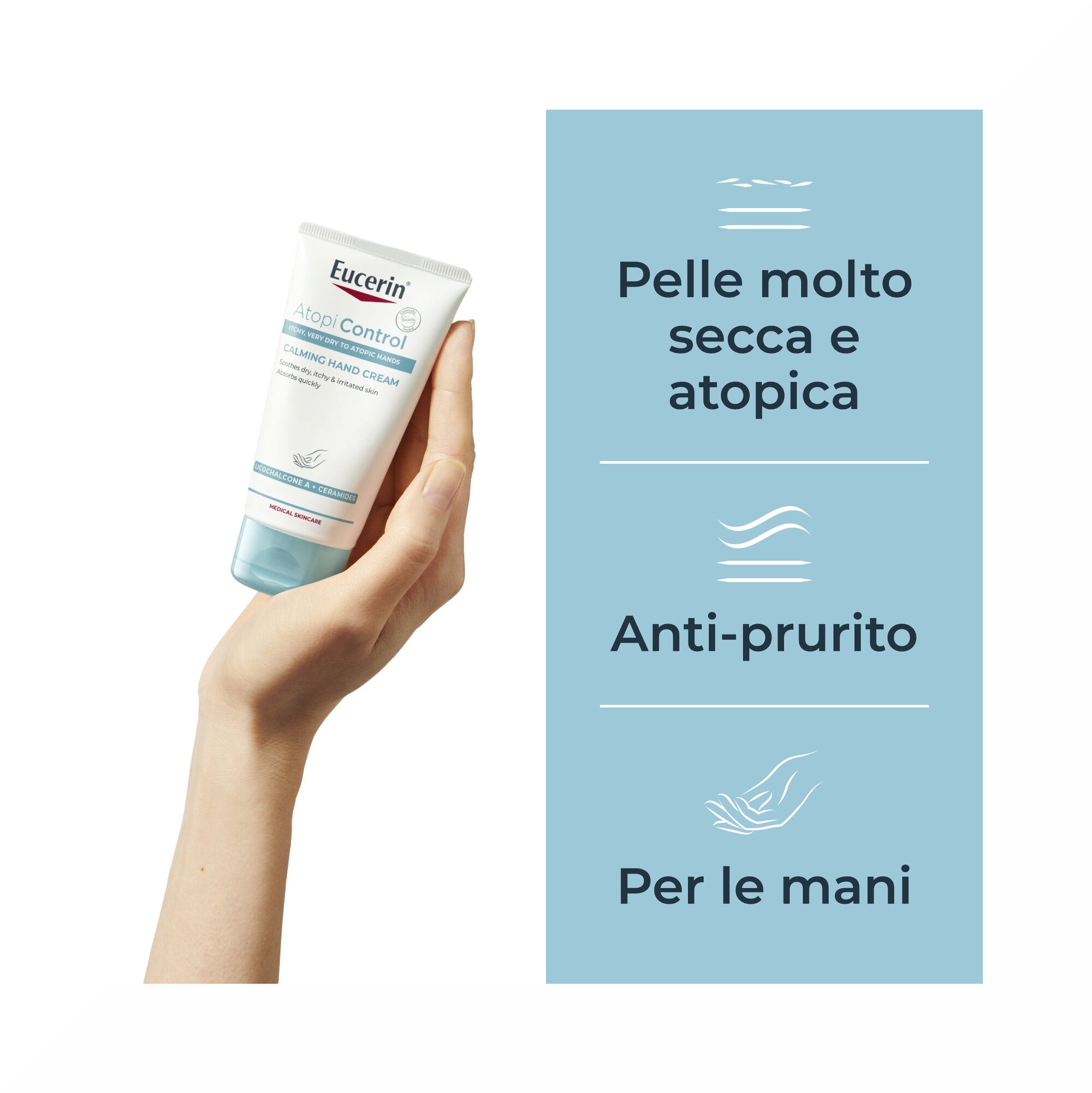 Eucerin Atopi Control Crema Mani per pelle secca e irritata 75ml-3