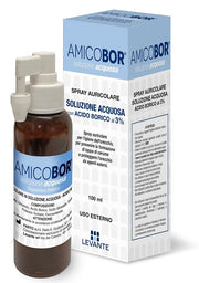 Soluzione Acquosa per Irrigazione Dell'orecchio Amicobor 100 ml-0