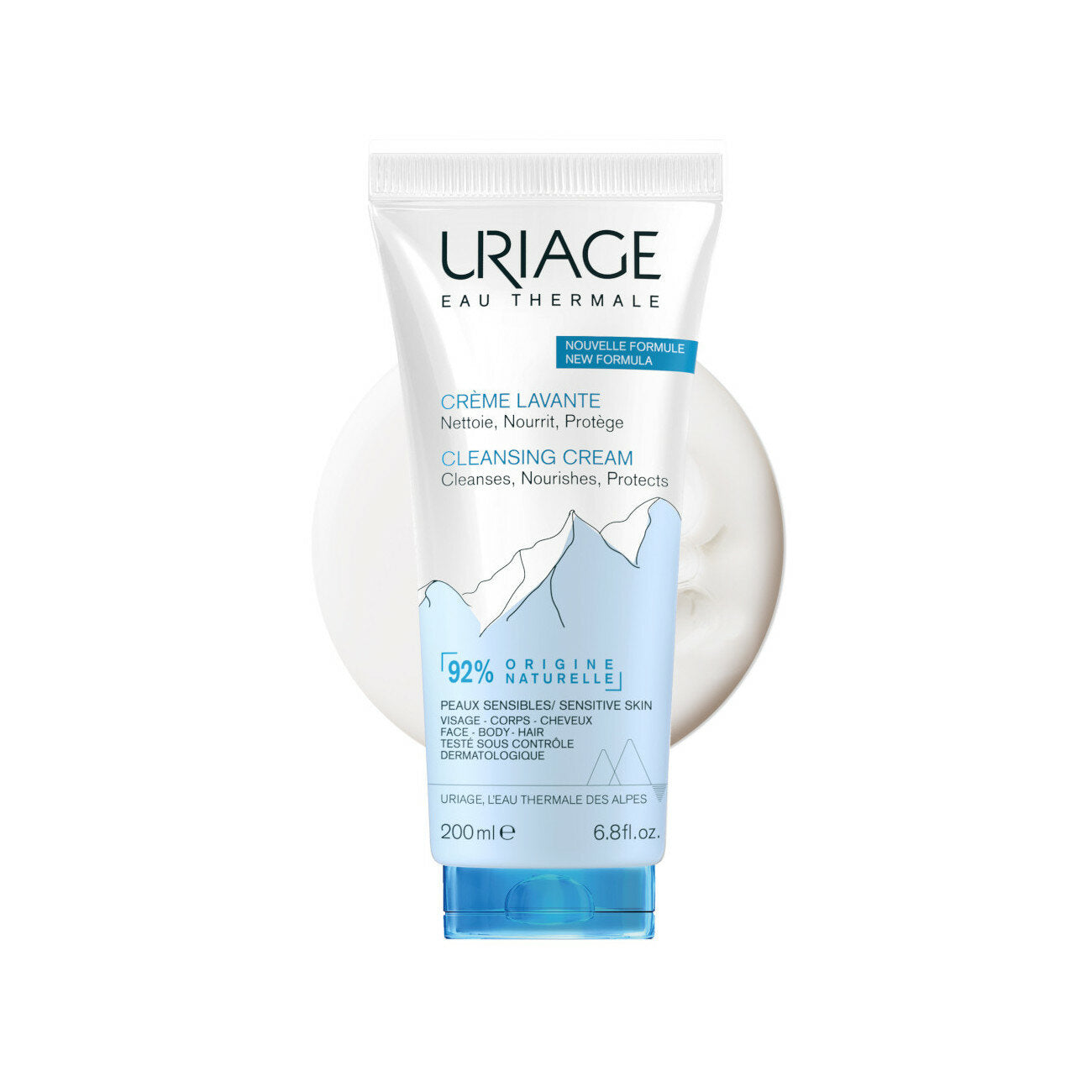 Uriage Creme Lavante pelle viso corpo e capelli 200ml-2