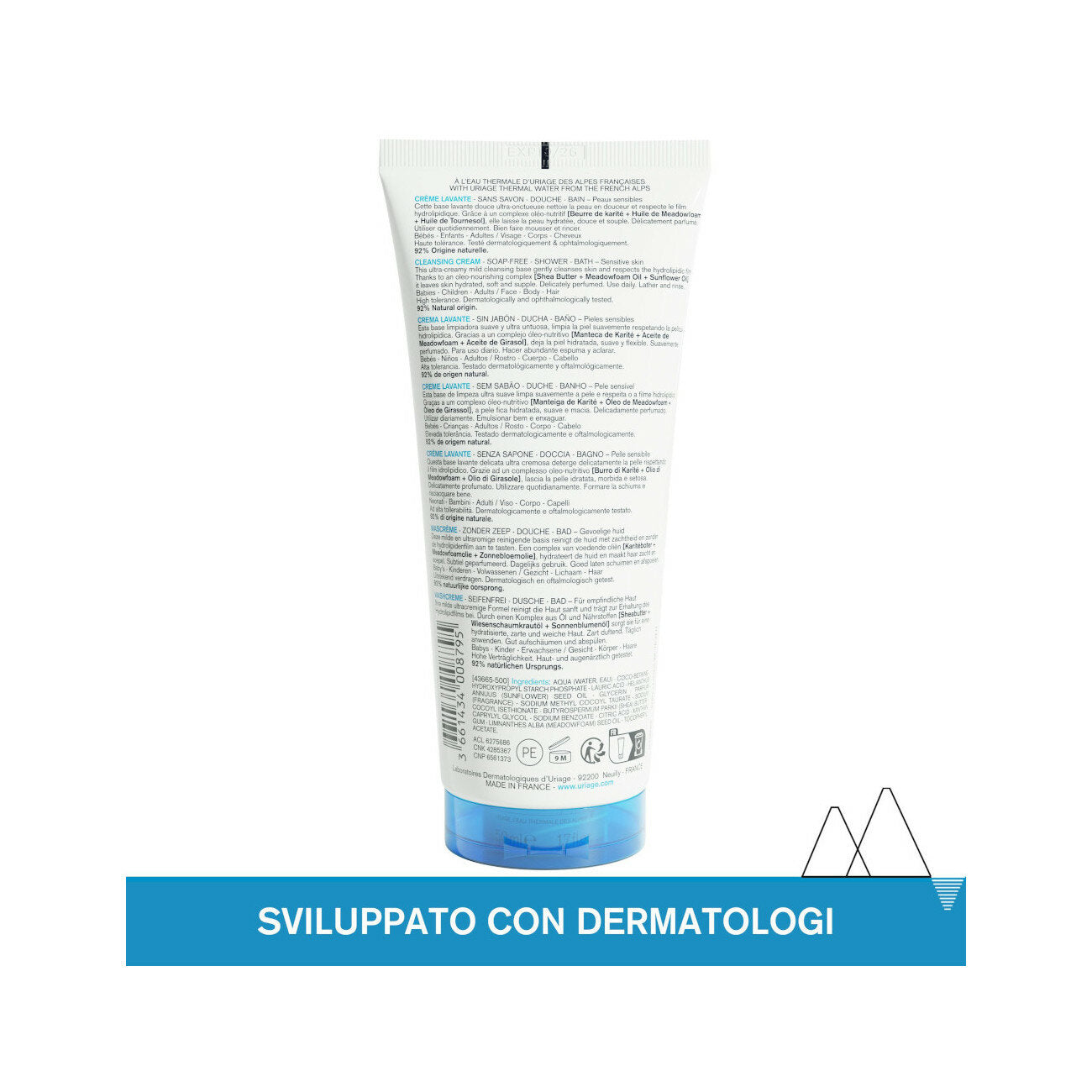 Uriage Creme Lavante pelle viso corpo e capelli 200ml-1