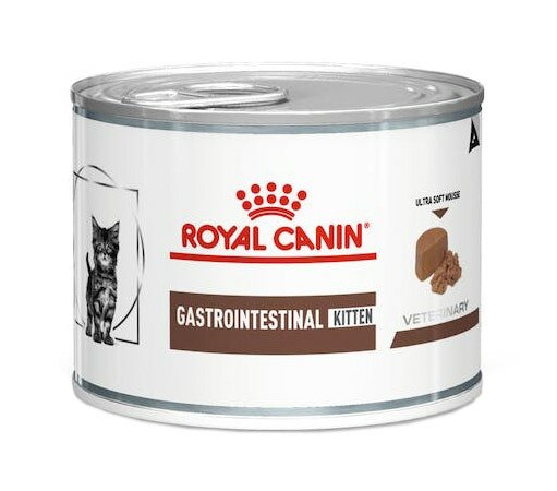 Royal Canin Veterinary Gastrontestinal Kitten Mousse Ultra Soft Per Gattini Lattina 195g-2