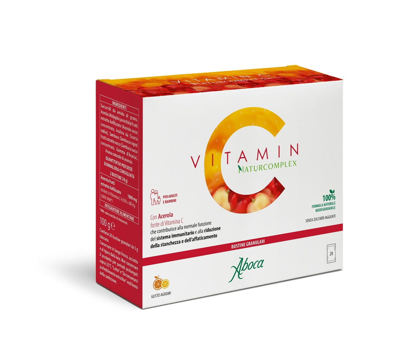Aboca Vitamin C Naturalcomplex 20 Bustine-2