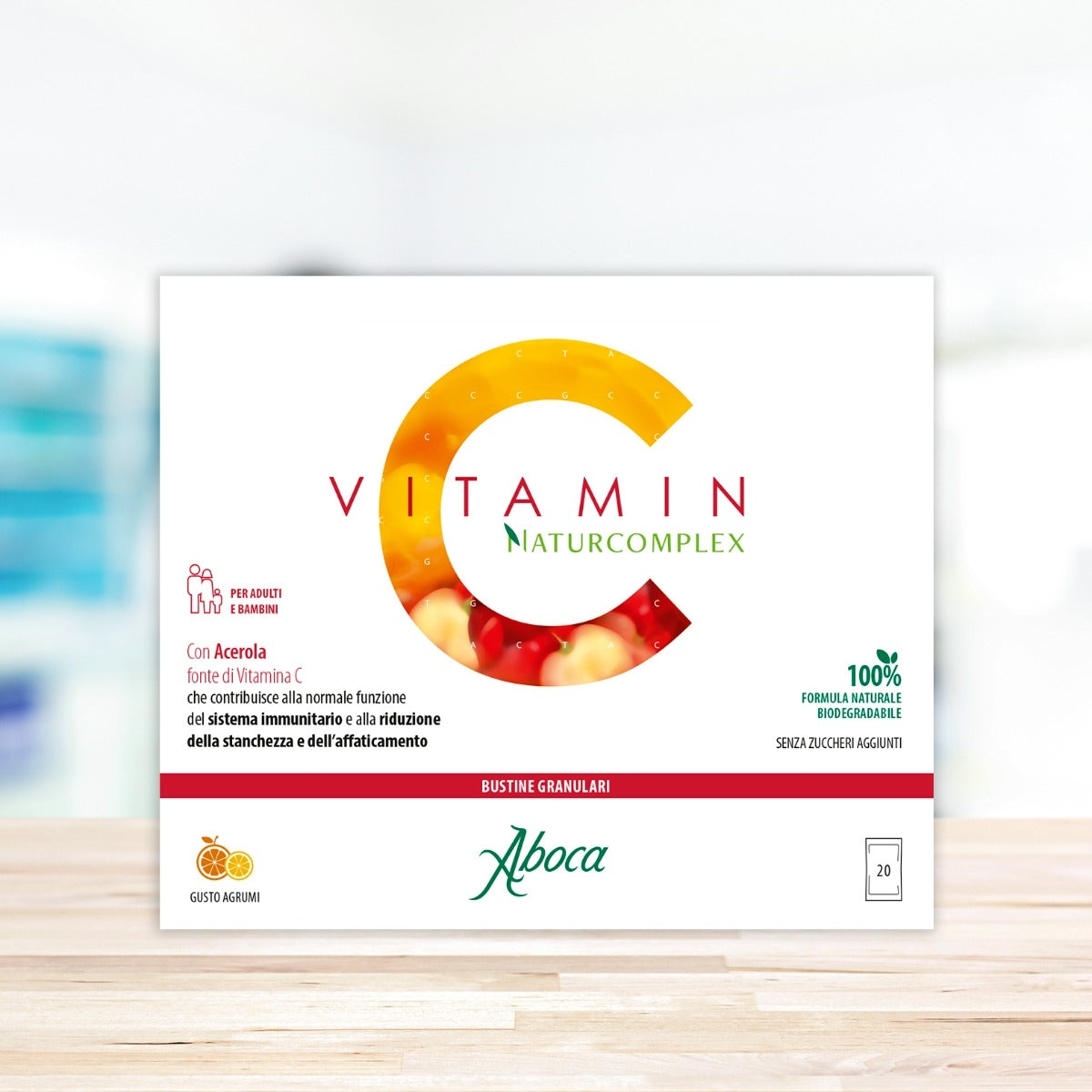 Aboca Vitamin C Naturalcomplex 20 Bustine-3