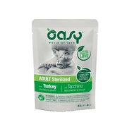 Oasy Wet Cat Bocconcini In Salsa Con Tacchino Per Gatti Adulti Sterilizzati 85g-1