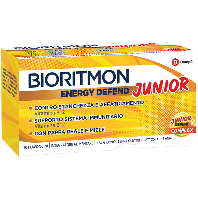 Dompè Bioritmon Junior Energy Defence 10 flaconcini-2