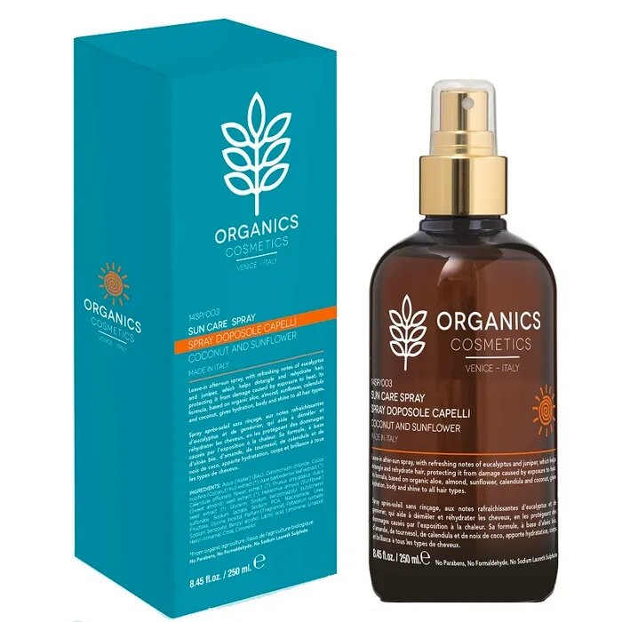 Organics Cosmetics Spray Doposole Capelli 250ml-2
