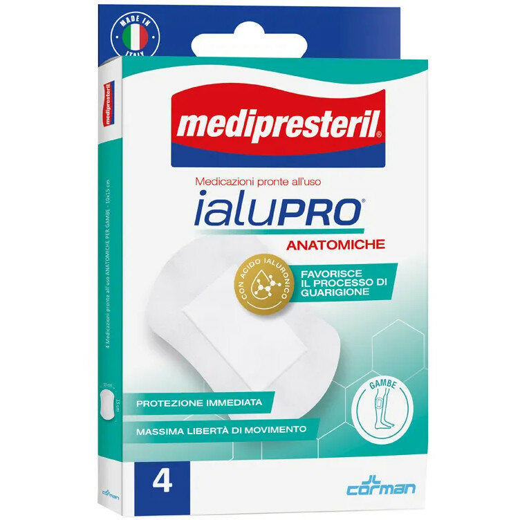Medipresteril Ialupro medicazione per gambe 10x15cm 4 pezzi-2