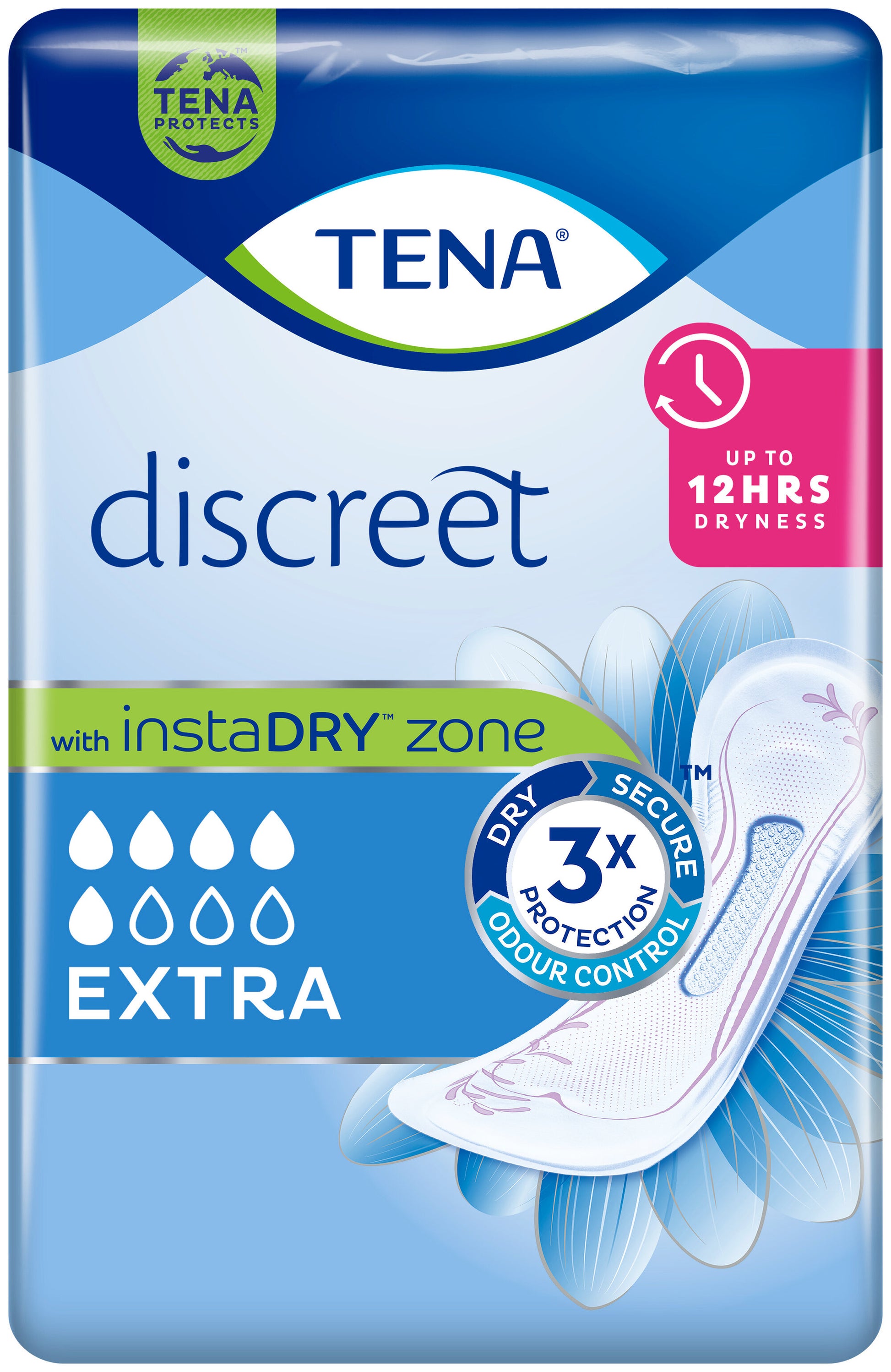 Tena Discreet Extra assorbente per perdite urinarie 10 pezzi-3