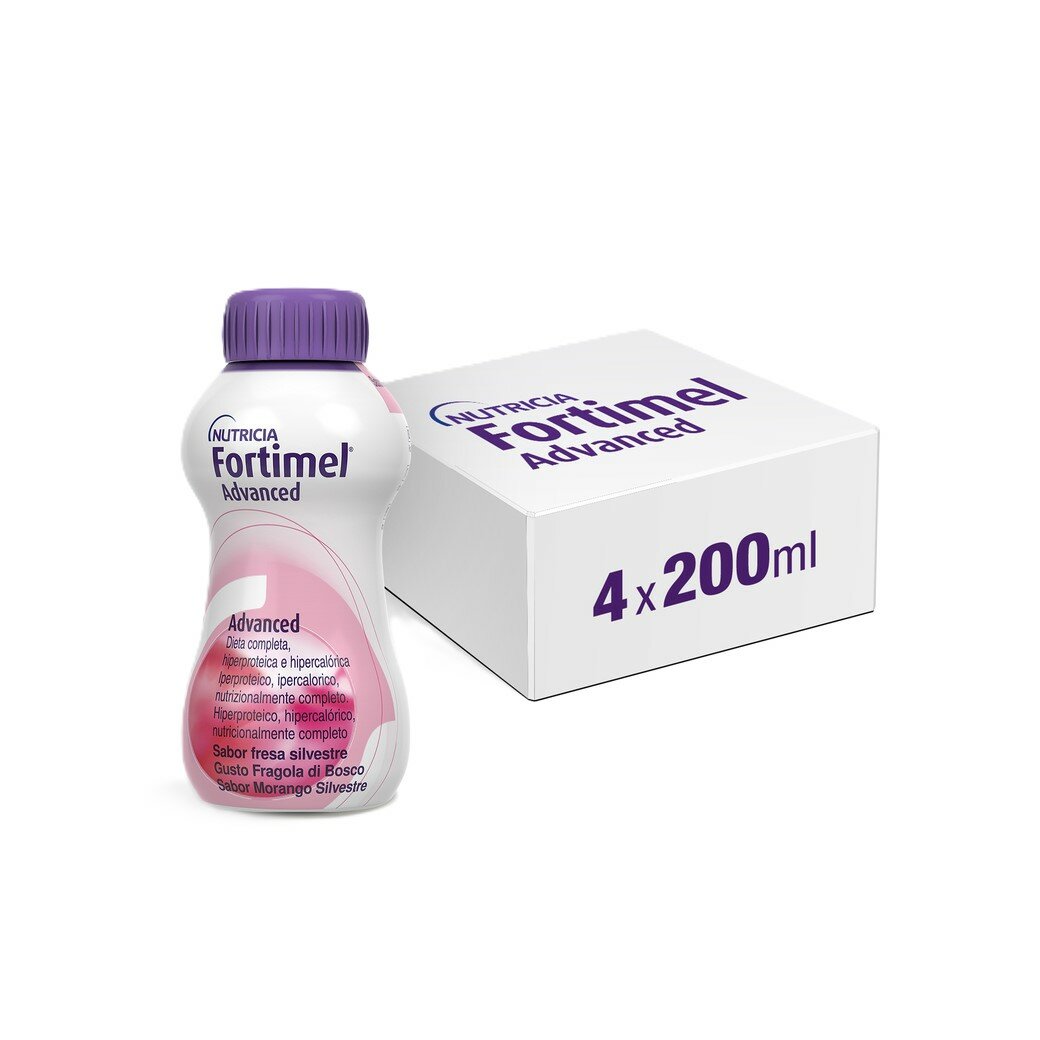 Fortimel Advanced Fragola Di Bosco 4x200ml-3
