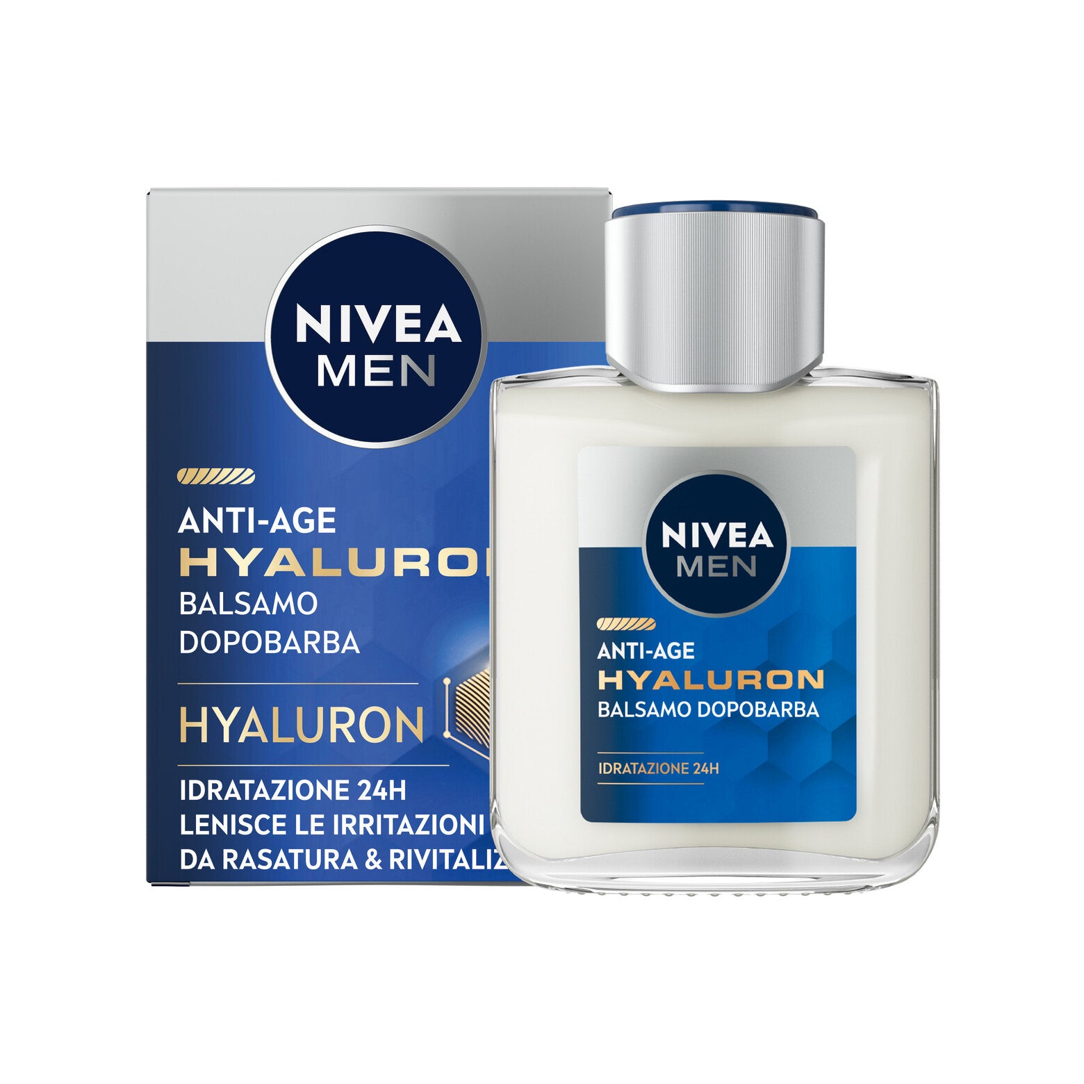 Nivea Men Anti-age Hyaluron Balsamo Dopobarba 100ml Dopobarba Uomo Idratante Per Pelli Mature-7