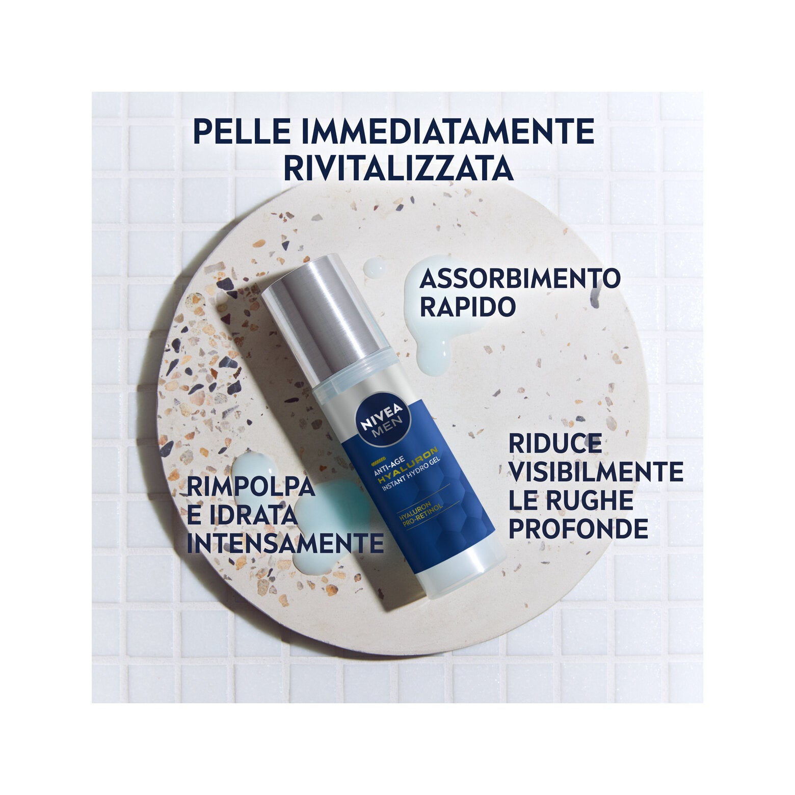 Nivea Men Active Age Hylauron Hydro Gel Viso 50ml-8