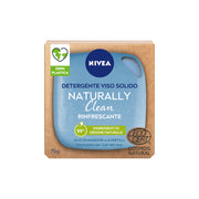 Nivea Naturally Clean Detergente Viso Solido Rinfrescante Detergente Viso Solido 75g-1