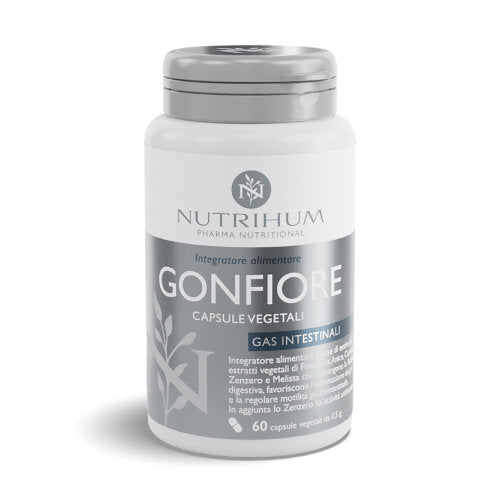 Nutrihum Gonfiore per l'eliminazione dei gas intestinali 60 capsule-2