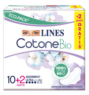 Lines Cotone Bio 12 Assorbenti Ultra Con Ali-3