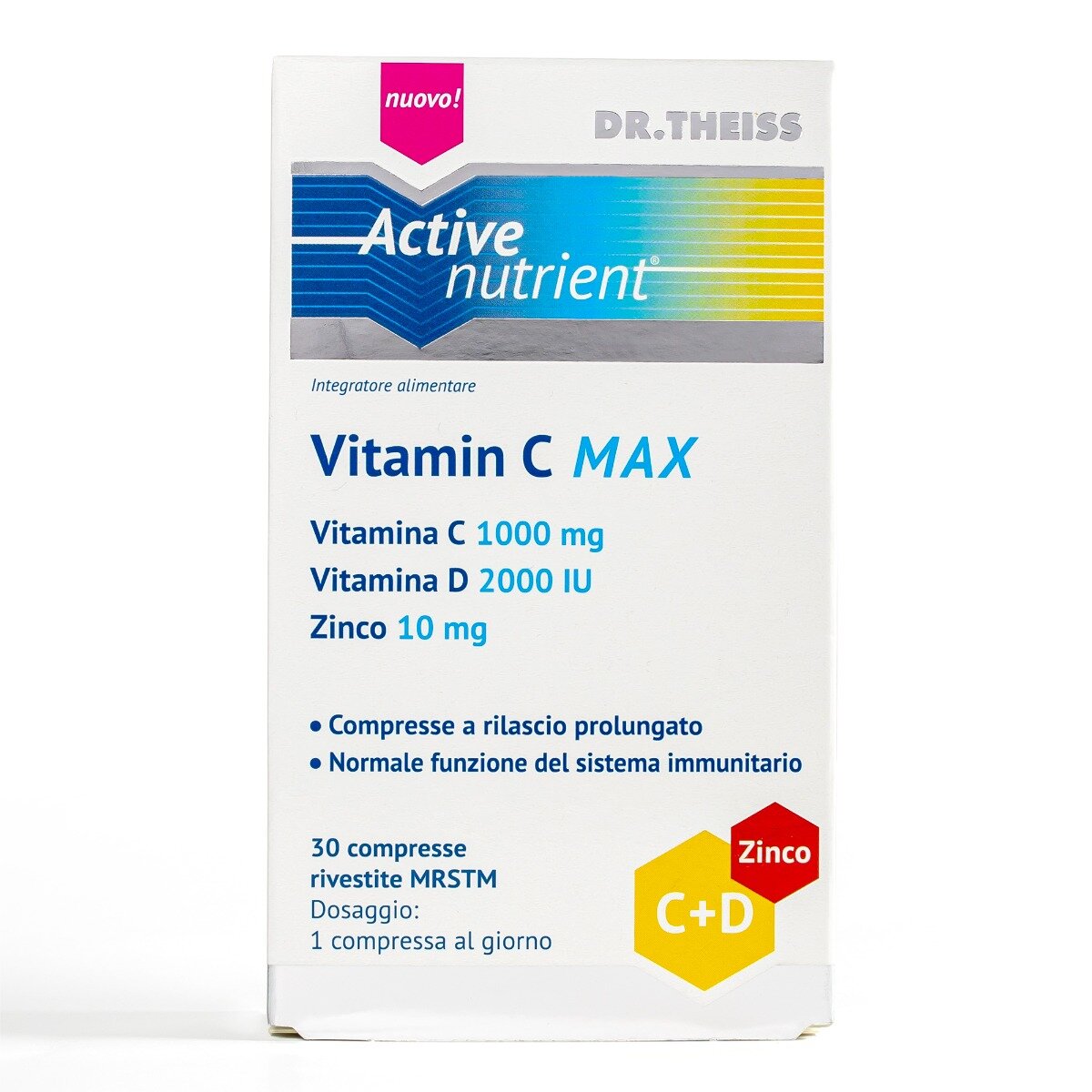 Dr Theiss Active Nutrient Vitamina C Max 30 compresse-5