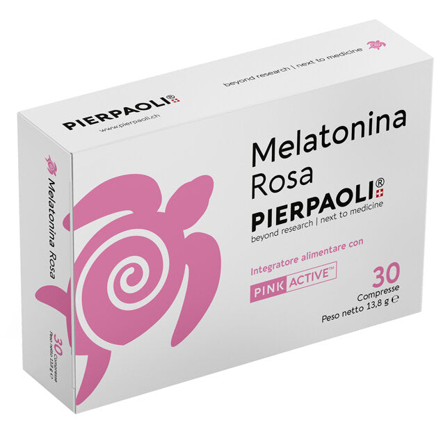 Pierpaoli Melatonina Rosa per il benessere del Sonno 30 compresse-2