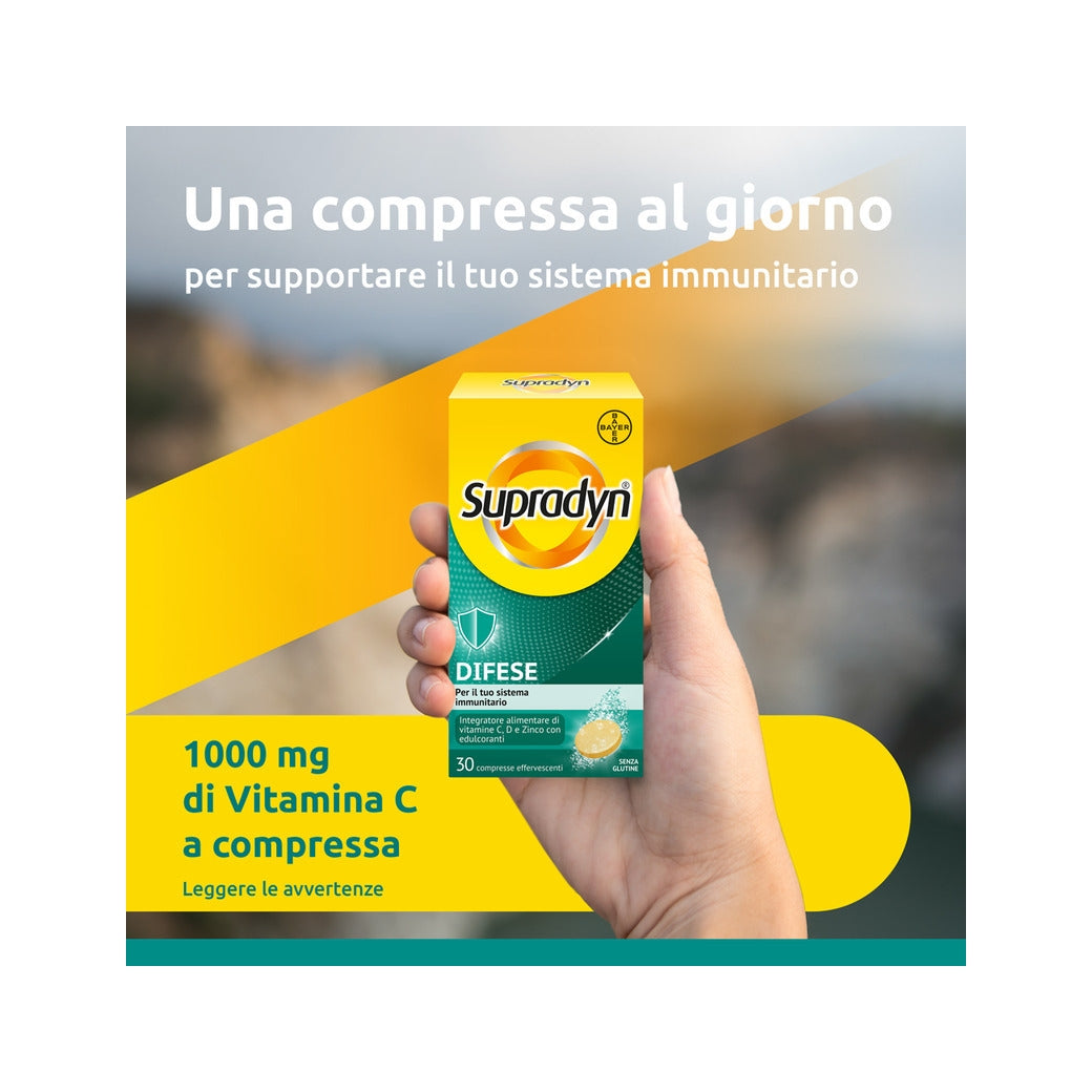 Supradyn Difese Adulto Sistema Immunitario con Vitamina CD e Zinco 30 compresse effervescenti-2