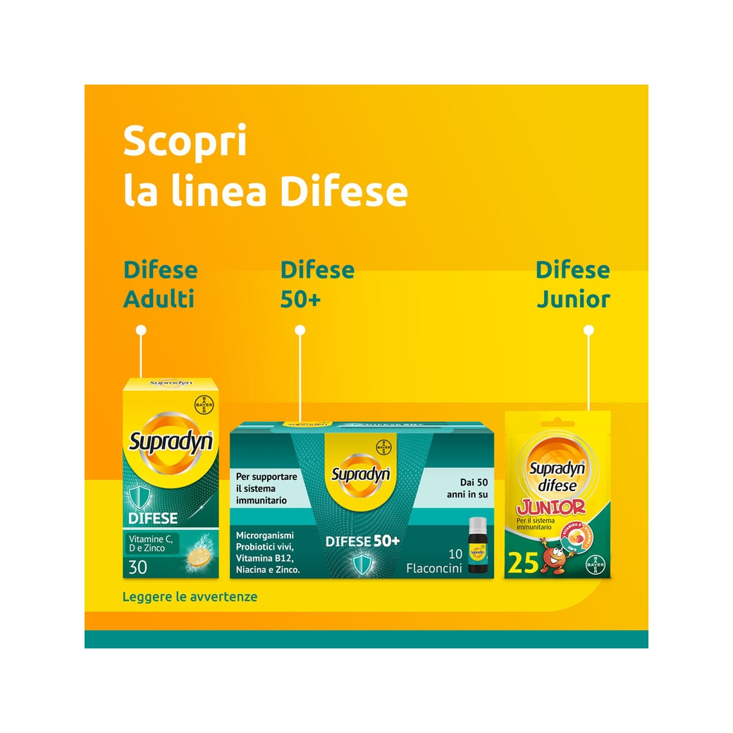 Supradyn Difese Adulto Sistema Immunitario con Vitamina CD e Zinco 30 compresse effervescenti-7