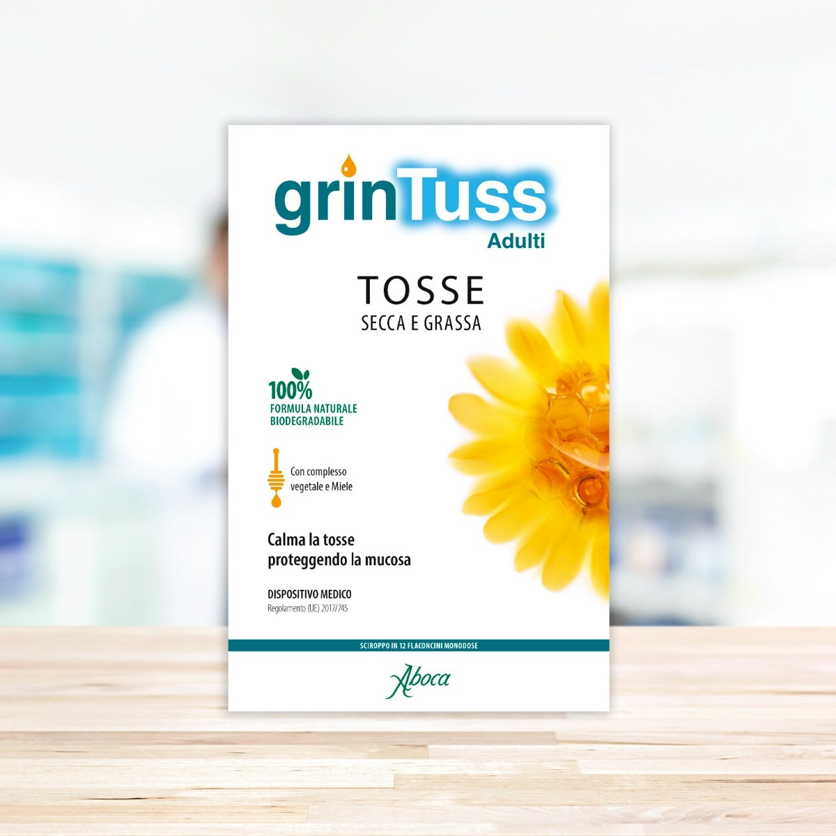 Aboca Grintuss Sciroppo Adulti Tosse Secca/Grassa 12 Flaconcini-4