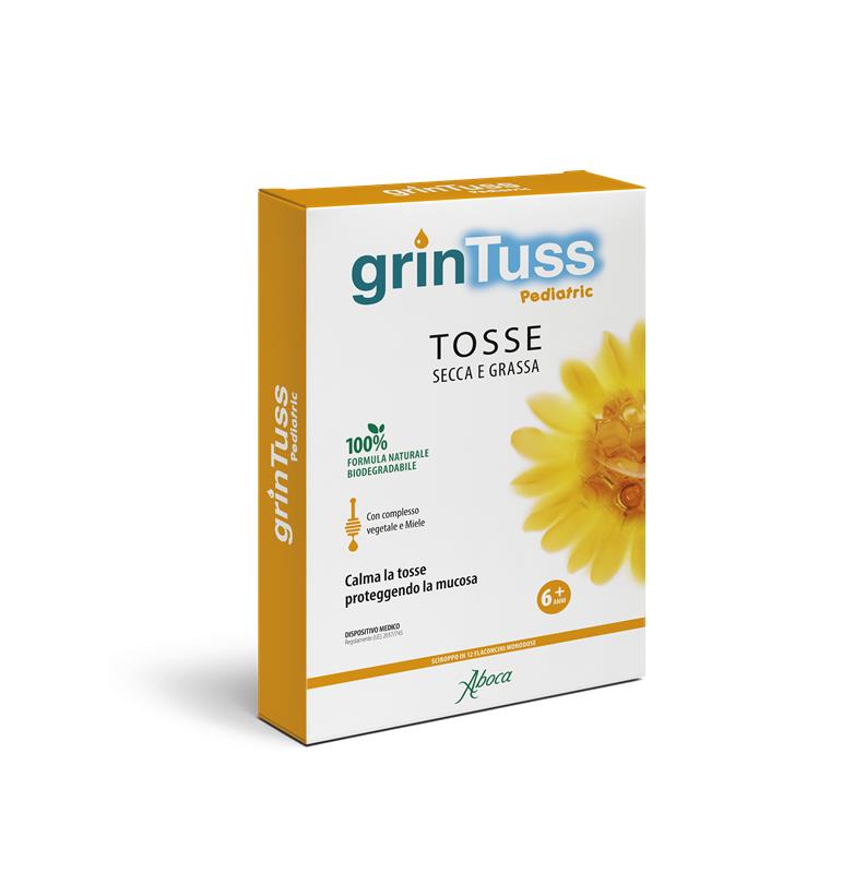 Aboca Grintuss Pediatric Sciroppo Tosse Bambini 12 Flaconcini-3