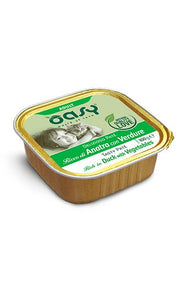 Oasy Delizioso Paté Per Gatti Adult Ricco Di Anatra Con Verdure 100g-1