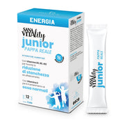 Sanavitality Energia Junior Pappa Reale per stanchezza ed affaticamento 12 bustine gusto cola-2