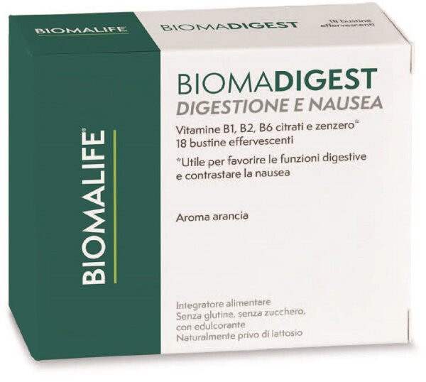 Biomalife Biomadigest Digestione E Nausea 18 Bustine-1