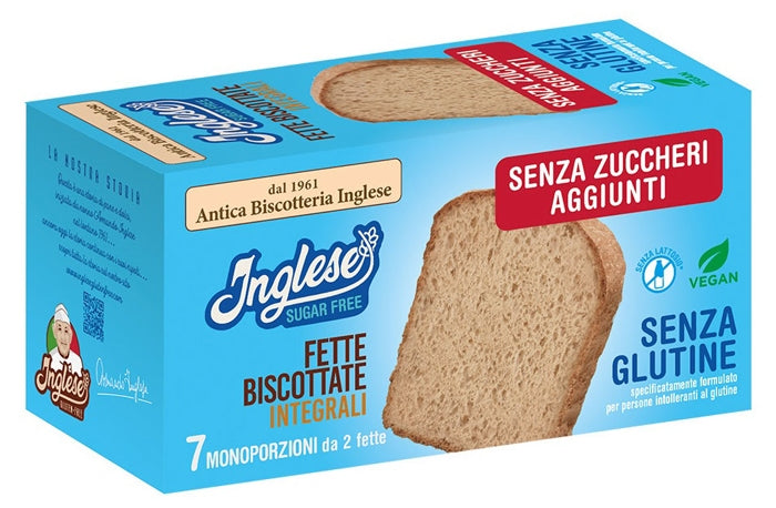 Inglese Fette Biscotti Integrali Senza Zuccheri Aggiunti Promo 200 g-0